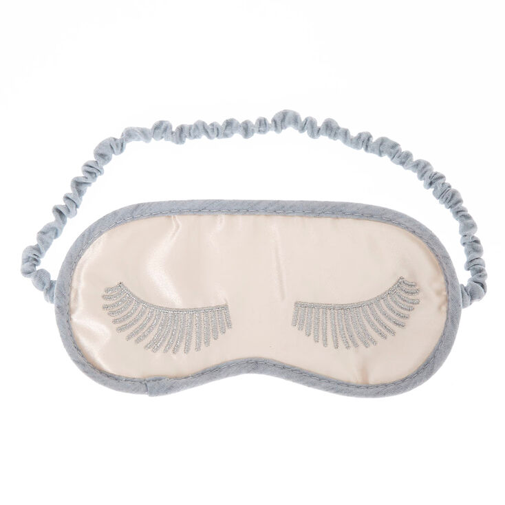 Baby Pink Sleeping Mask with Eyelashes,