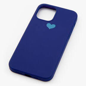Navy Heart Protective Phone Case - Fits iPhone&reg; 12/12 Pro,