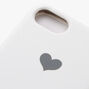 Red Frosted Heart Phone Case - Fits iPhone&reg; 6/7/8/SE,