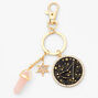 Gold Mystical Gem Zodiac Keychain - Capricorn,