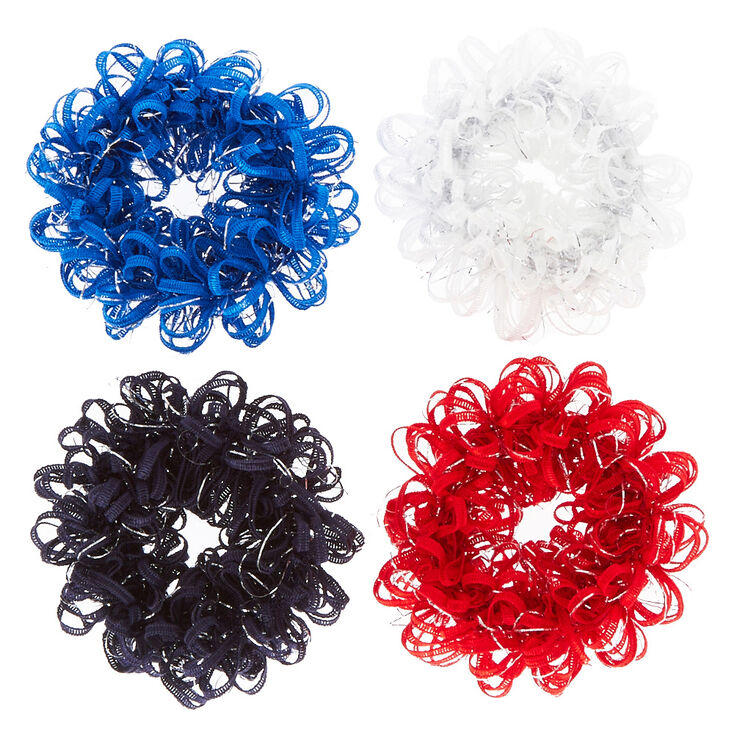 4 Pack Loopy Loop Hair Ties,