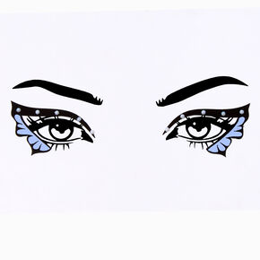 Blue Butterfly Faux Tattoo Liner,