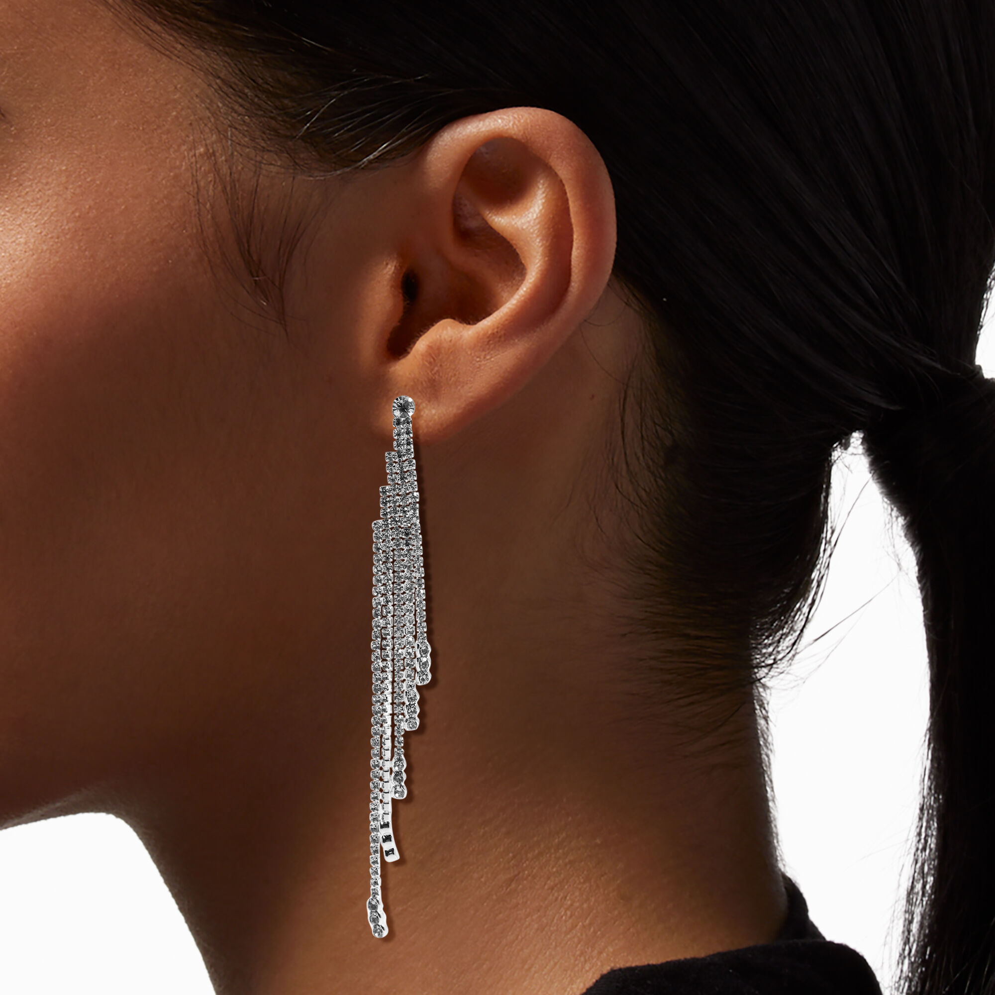 Fringe clip hotsell on earrings