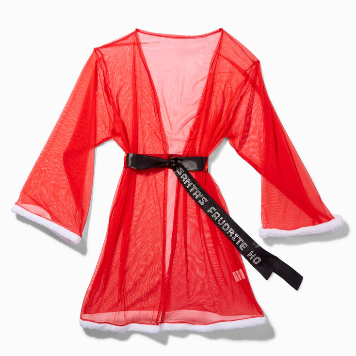 &quot;Santa&#39;s Favorite Ho&quot; Sheer Robe,