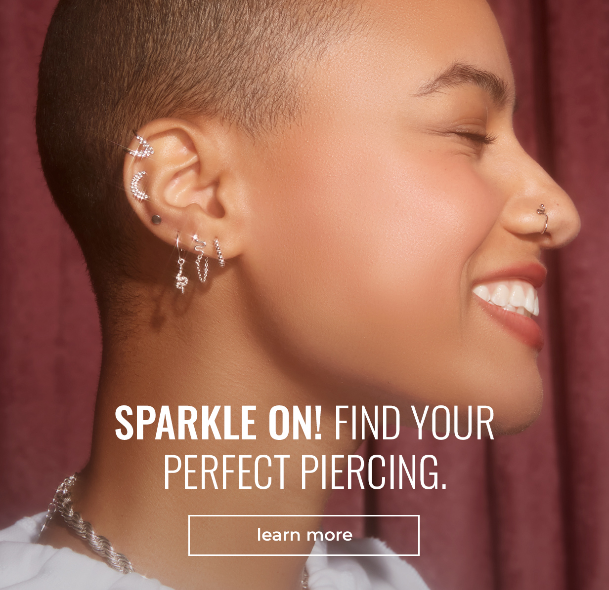 Sparkle On! Find your perfect piercing.